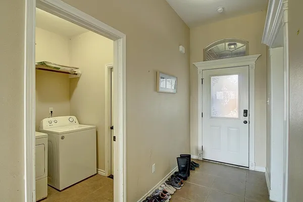a view of a bathroom with a toilet