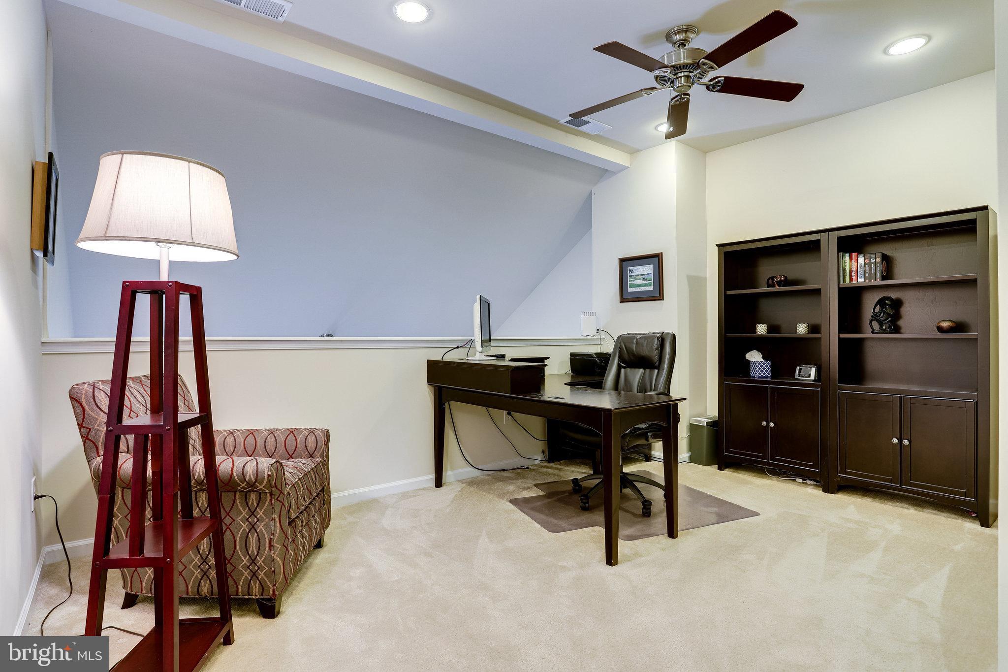 44320 McHenry Square Ashburn, VA 20147 - Photo 27 of 55 Loft with ceiling fan and recessed lights