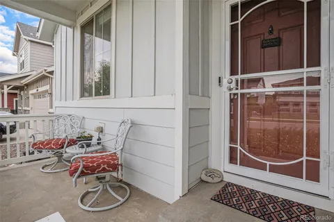 a view of an outdoor space with porch
