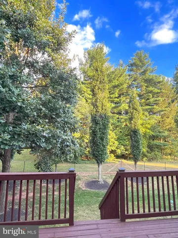 a view of an outdoor space and swimming pool