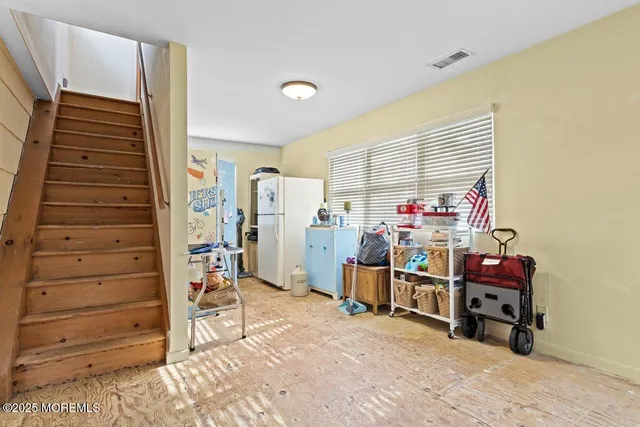 a view of storage and utility room