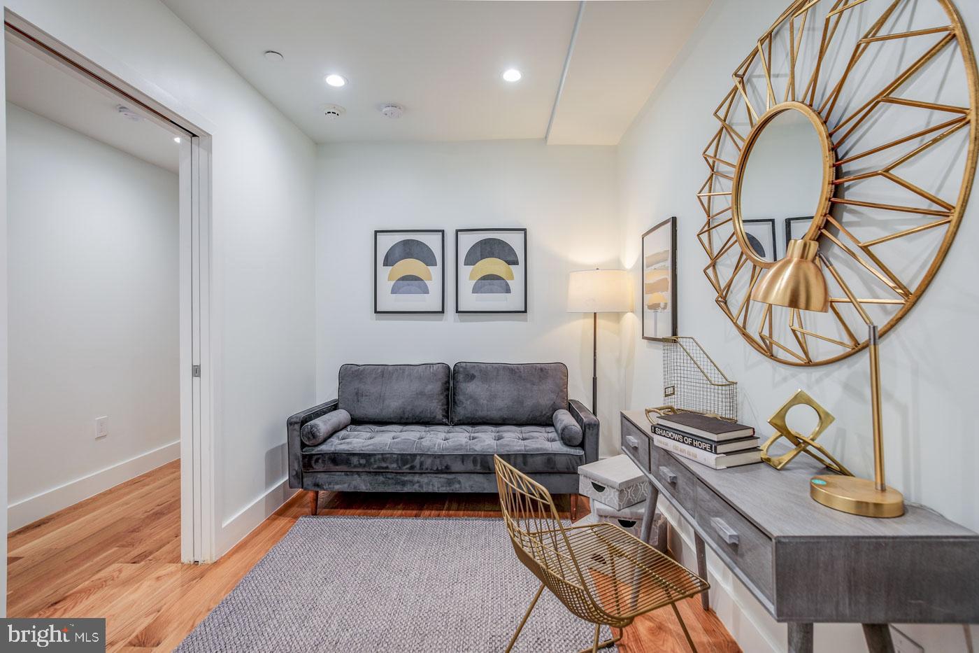 1312 13th Street Northwest, Unit 1 Washington, DC 20005 - Photo 8 of 14 Den makes a great home office or 2nd bedroom