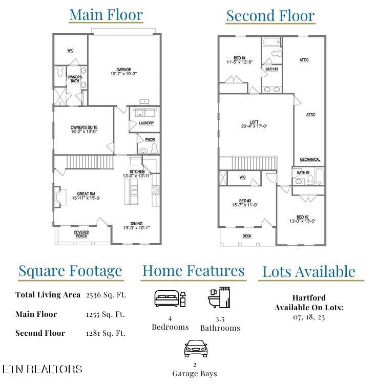 403 Mystic Charm Road Knoxville, TN 37934 - Photo 5 of 5 Hartford Floorplan