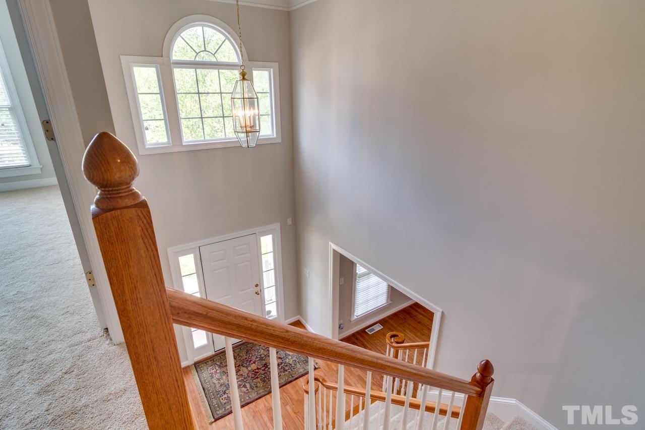 8208 Manatee Court Raleigh, NC 27616 - Photo 14 of 30 a view of an entryway with wooden floor