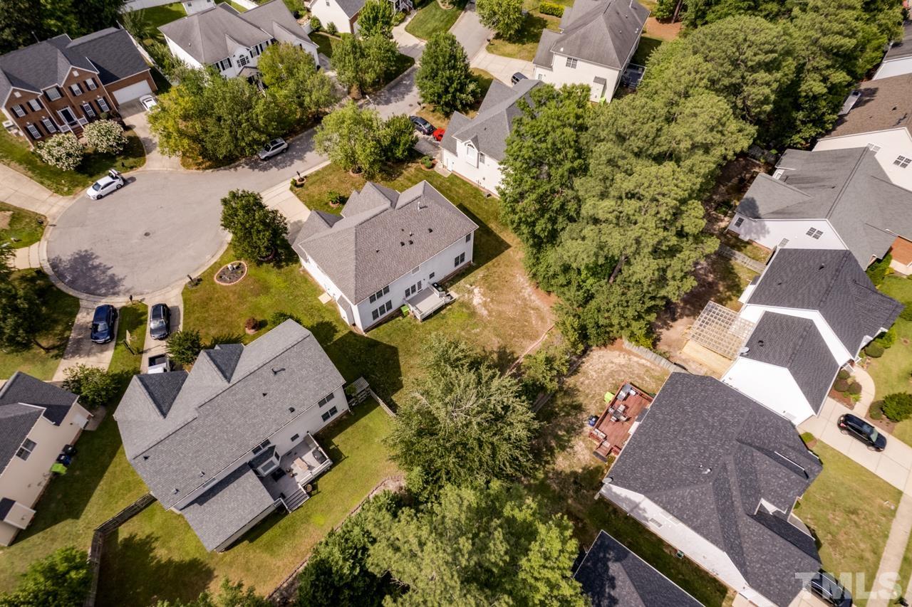 8208 Manatee Court Raleigh, NC 27616 - Photo 30 of 30 an aerial view of house with yard swimming pool and outdoor seating