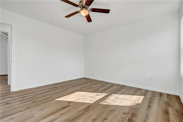 wooden floor in an empty room