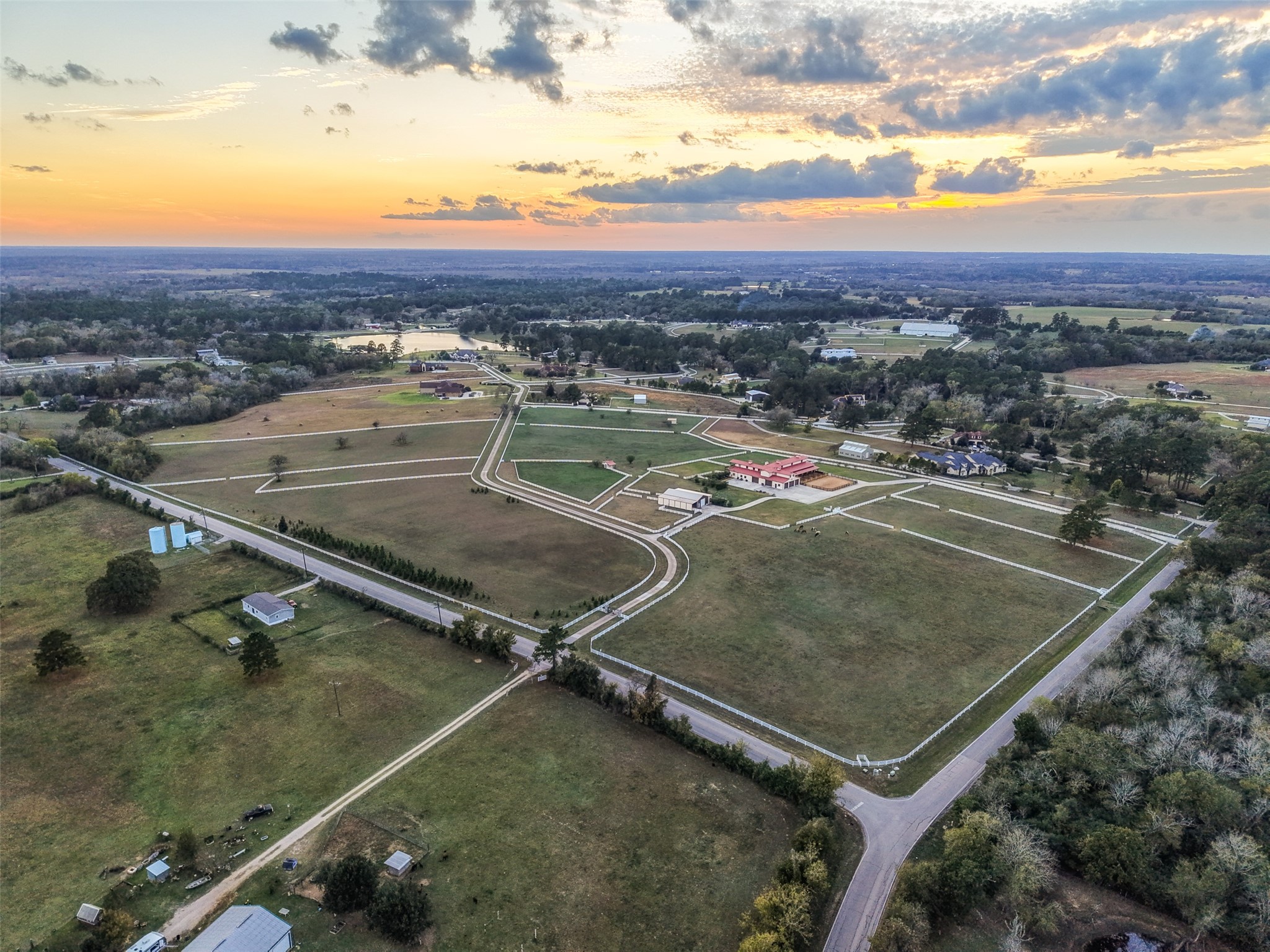 23981 Old Dobbin Plantersville Road Montgomery, TX 77316 - Photo 40 of 50 an aerial view of residential houses with outdoor space