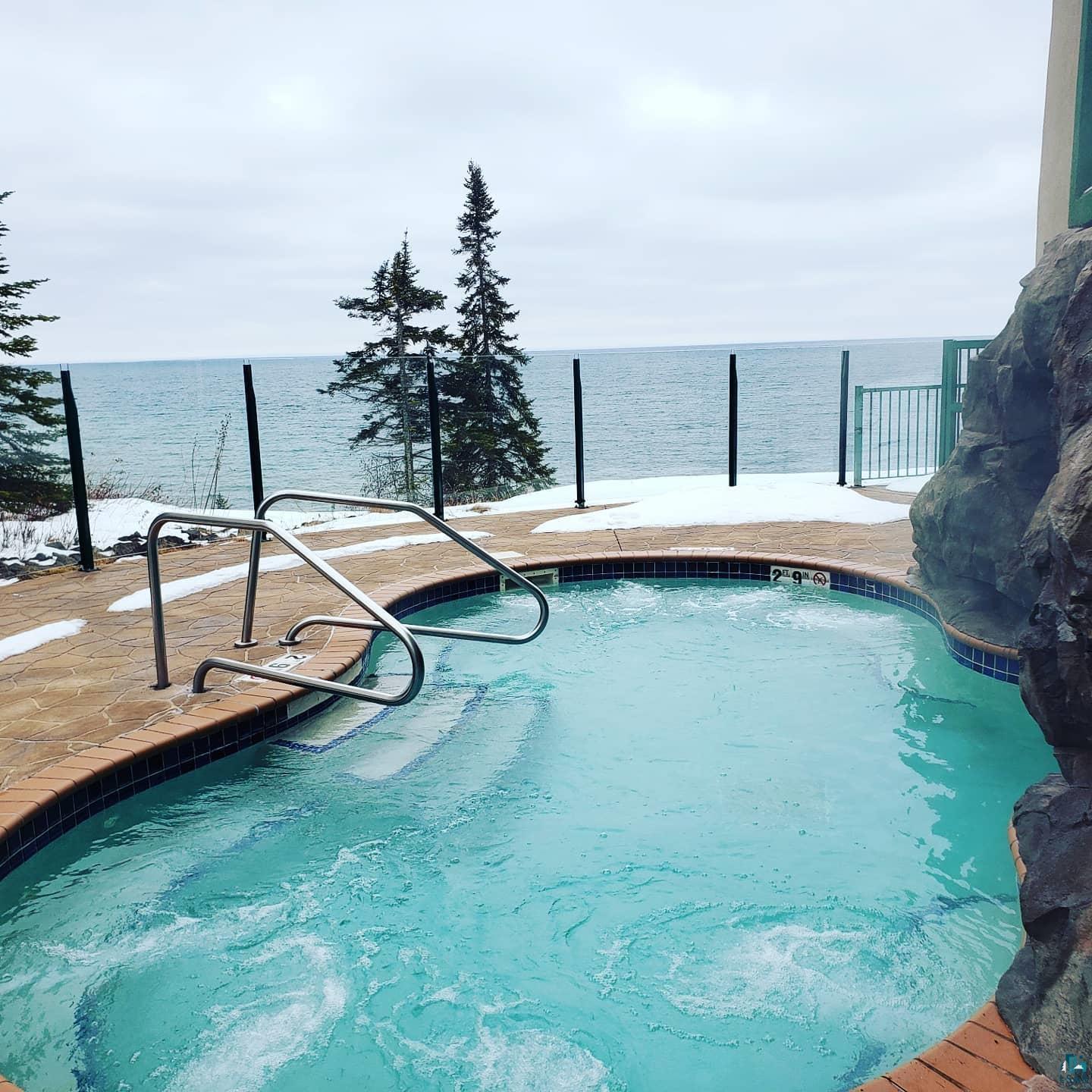 Two Burlington Road, Unit 5404 Two Harbors, MN 55616 - Photo 19 of 27 Outdoor pool with a water view