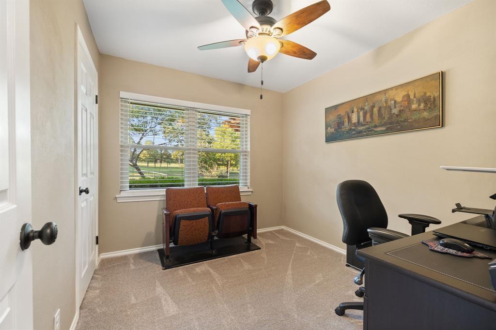 635 Old Justin Road Argyle, TX 76226 - Photo 20 of 36 a workspace with furniture and a window