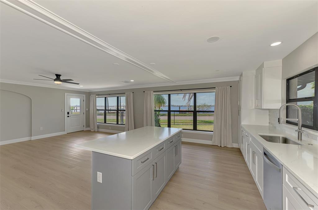 1822 Riverside Drive East Bradenton, FL 34208 - Photo 13 of 46 a large room with a large window and a sink