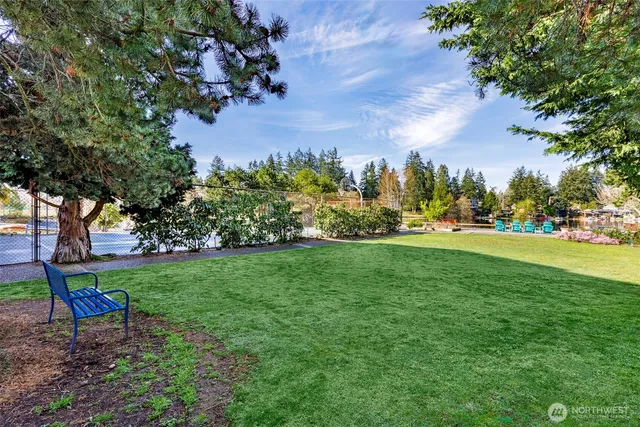 a workspace with furniture