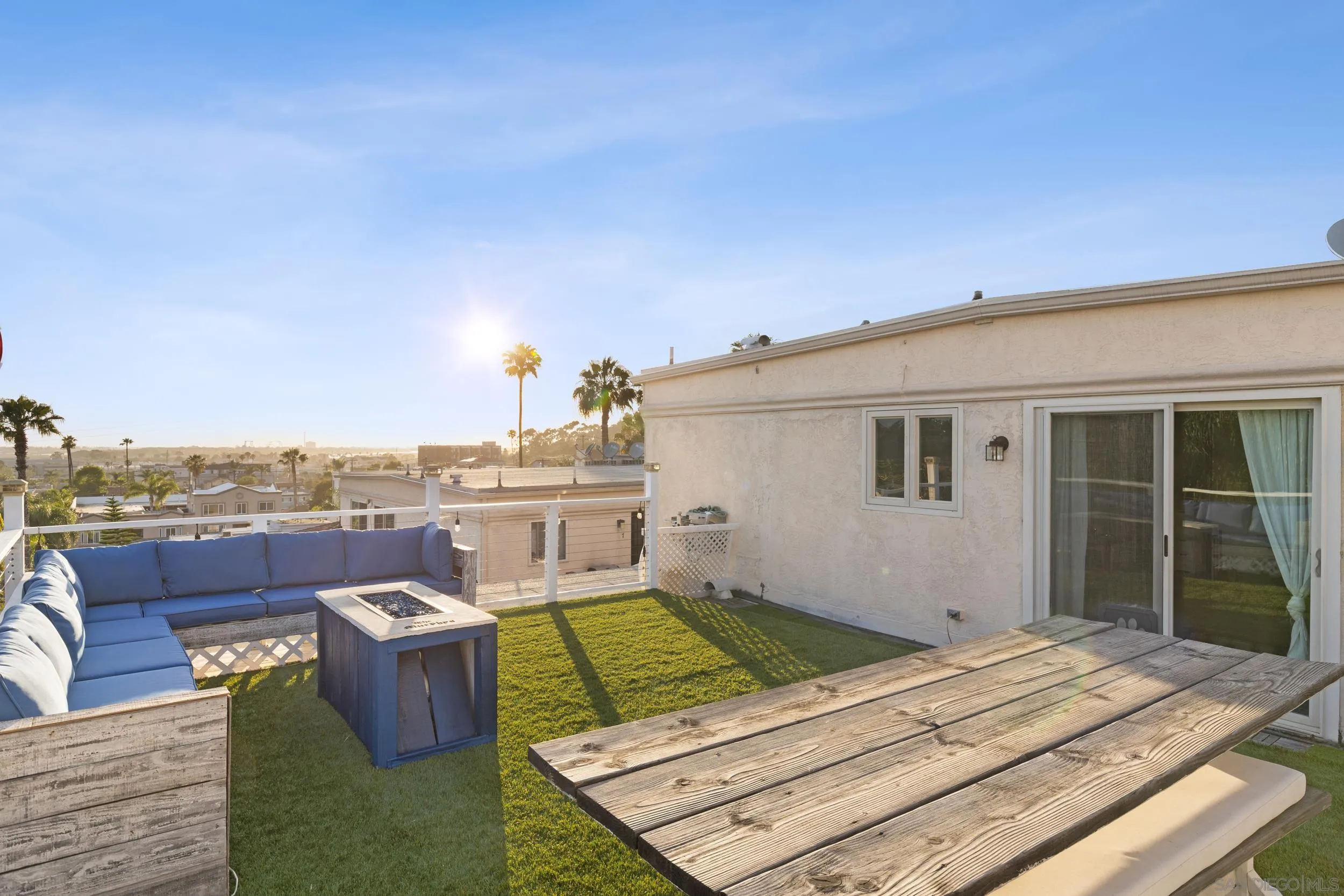 5810 Riley Street, Unit 8 San Diego, CA 92110 - Photo 3 of 20 Outdoor Patio Area Off Living Room