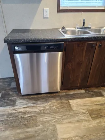 a close view of sink and tap