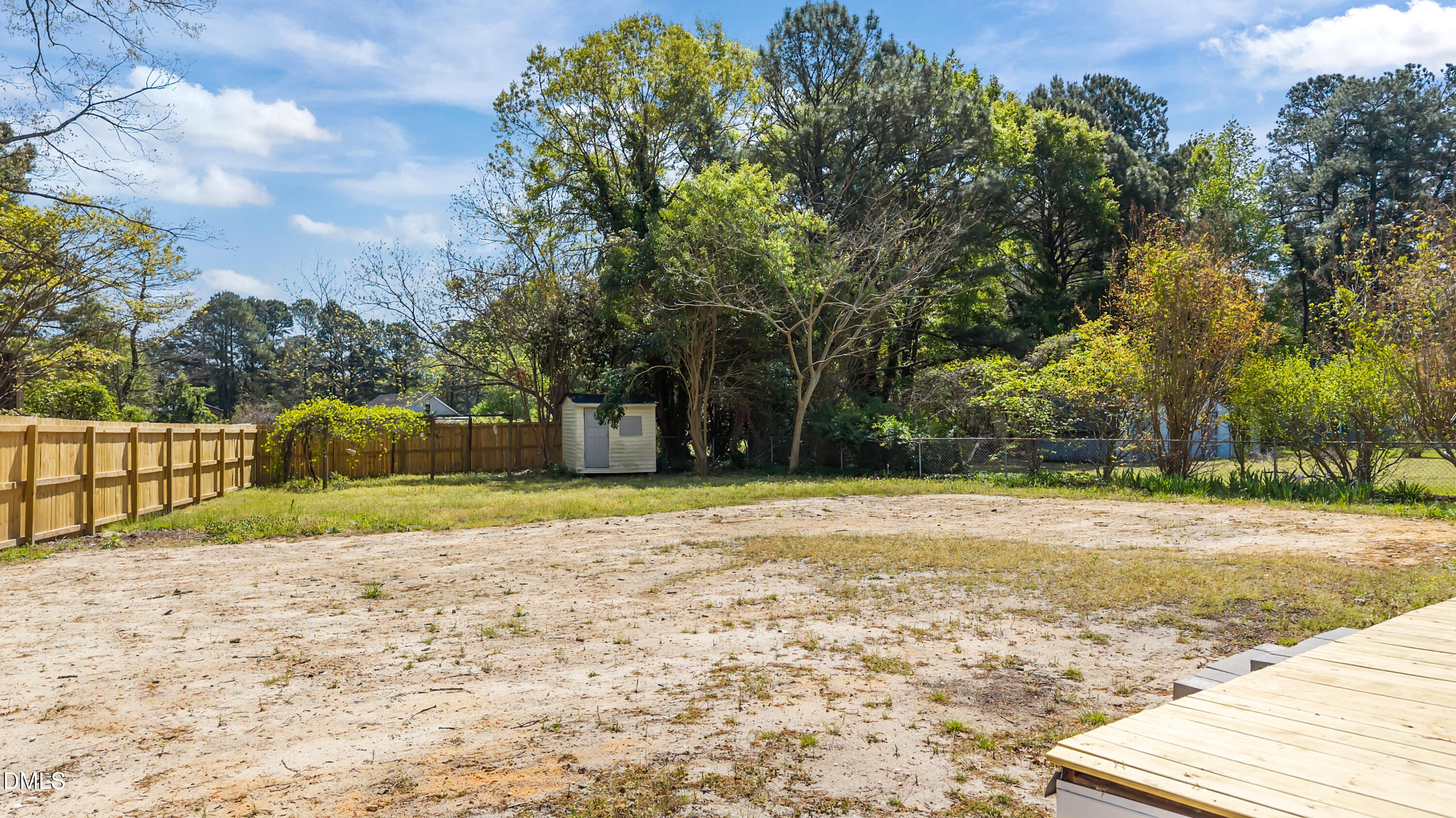 4149 Woodcrest Road Rocky Mount, NC 27803 - Photo 15 of 43 a view of a yard with basketball court