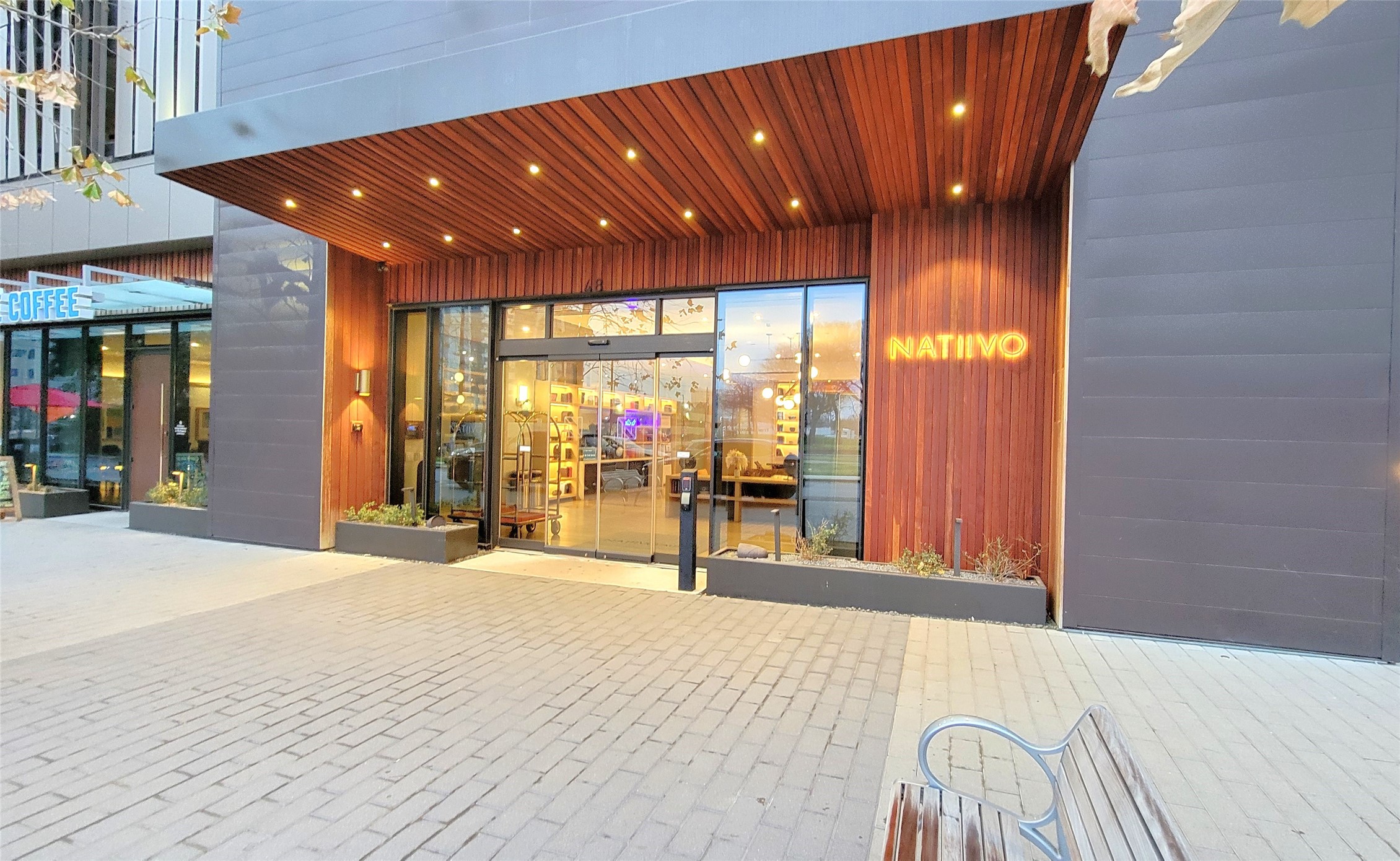 48 East Avenue, Unit 2206 Austin, TX 78701 - Photo 14 of 24 wooden floor with a outdoor space