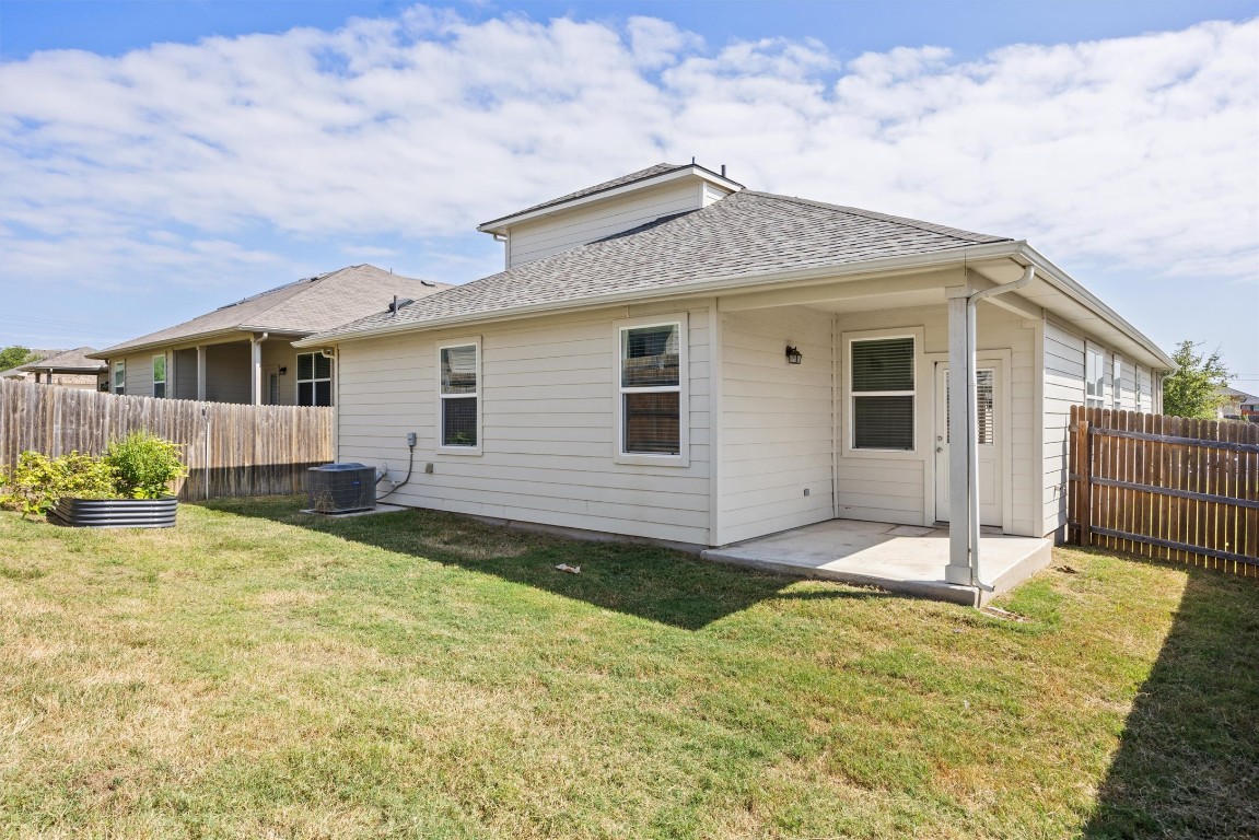 110 Lullaby Drive Georgetown, TX 78626 - Photo 37 of 39 a view of a house with wooden fence