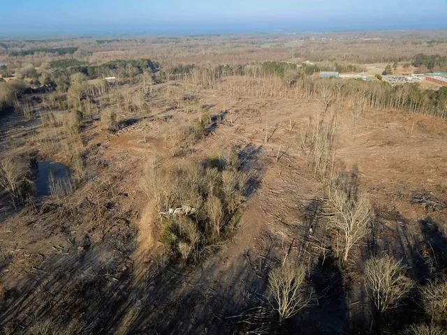 a view of city and ocean