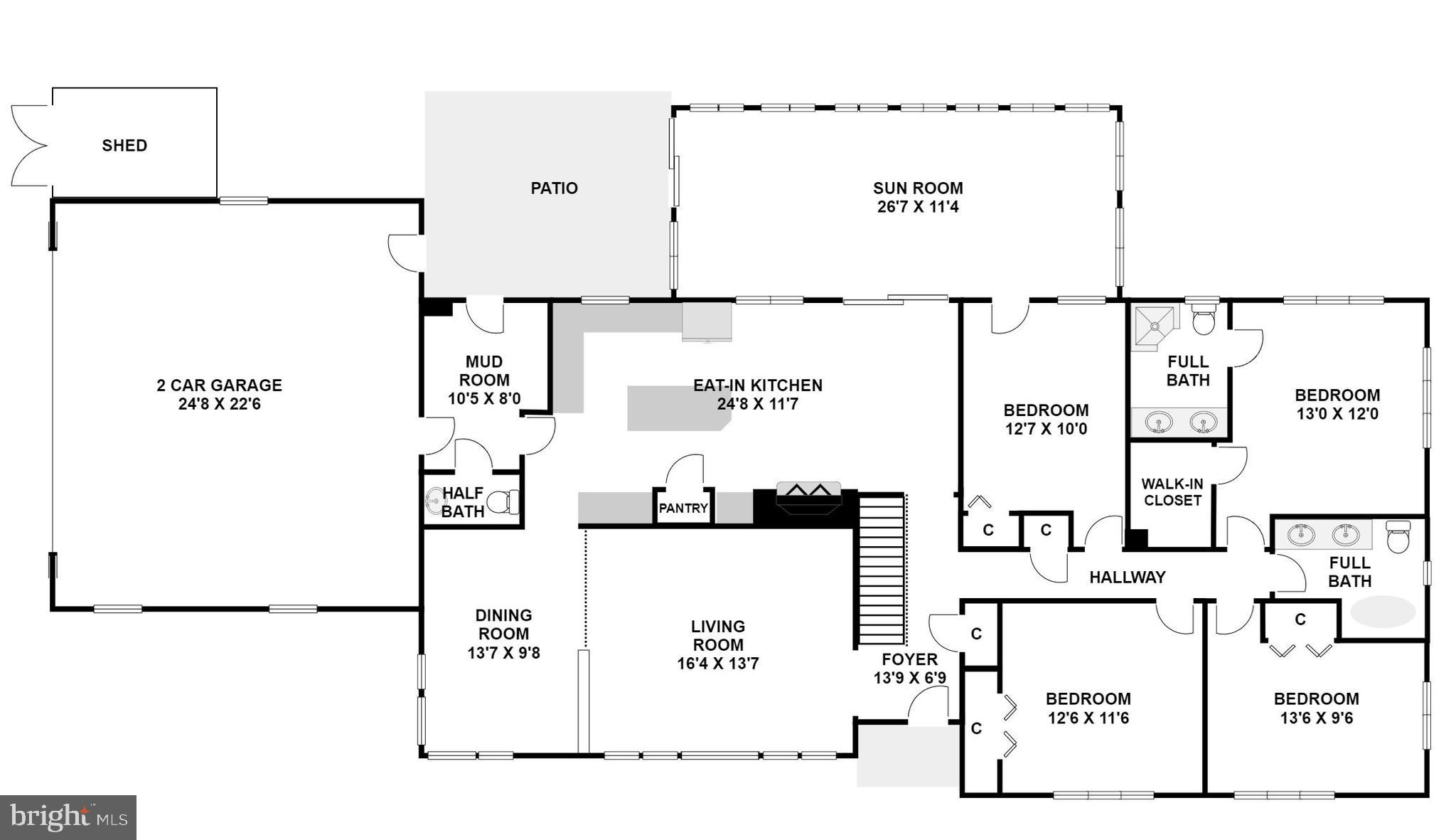 9320 Brink Road Gaithersburg, MD 20882 - Photo 56 of 57 Floor Plan