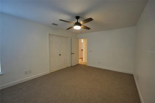 a view of an empty room