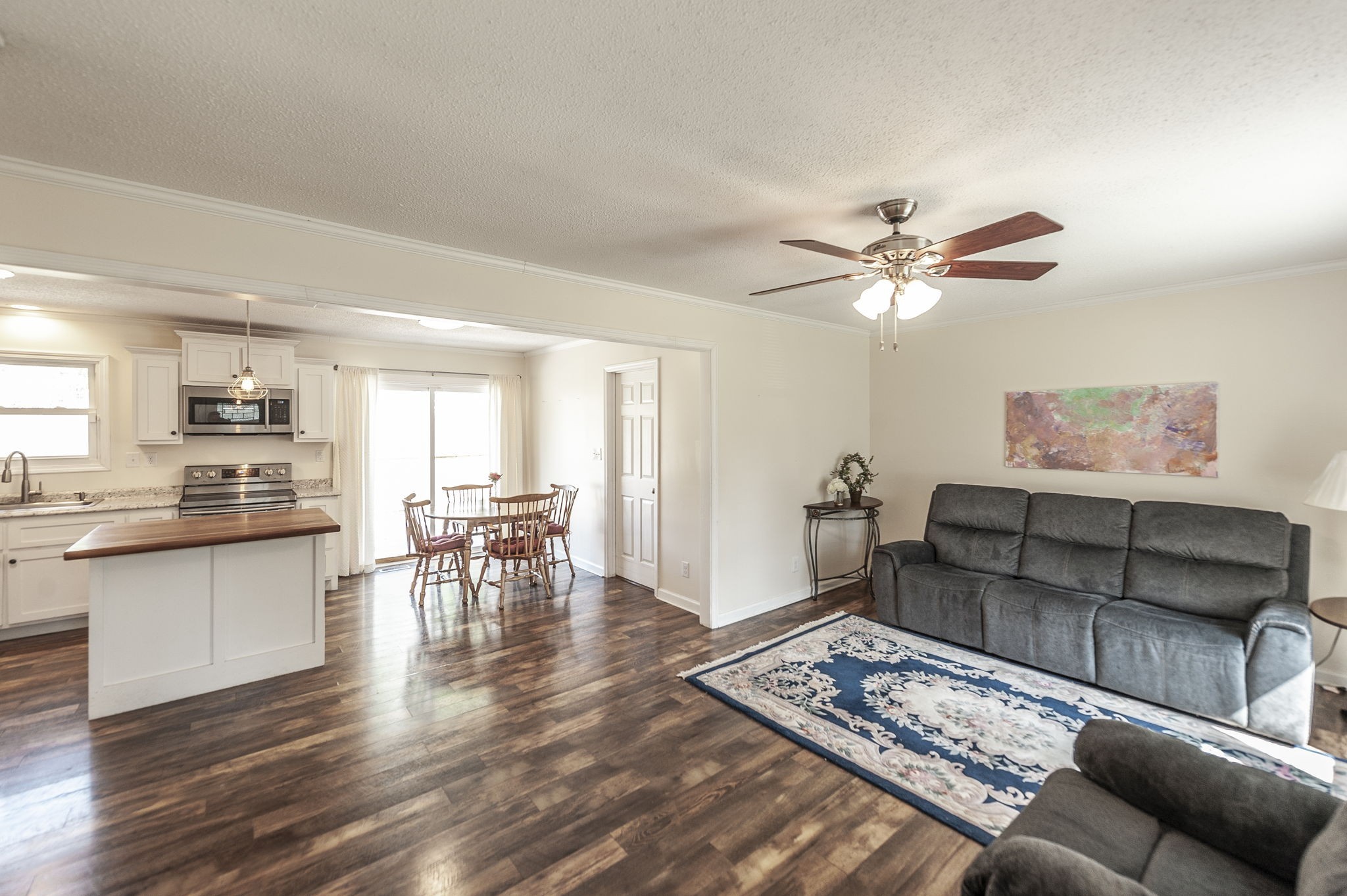 1711 Woodside Drive Springfield, TN 37172 - Photo 5 of 20 a living room with furniture and a wooden floor
