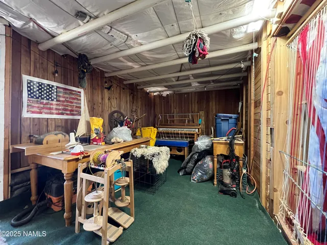 a view of storage and utility room