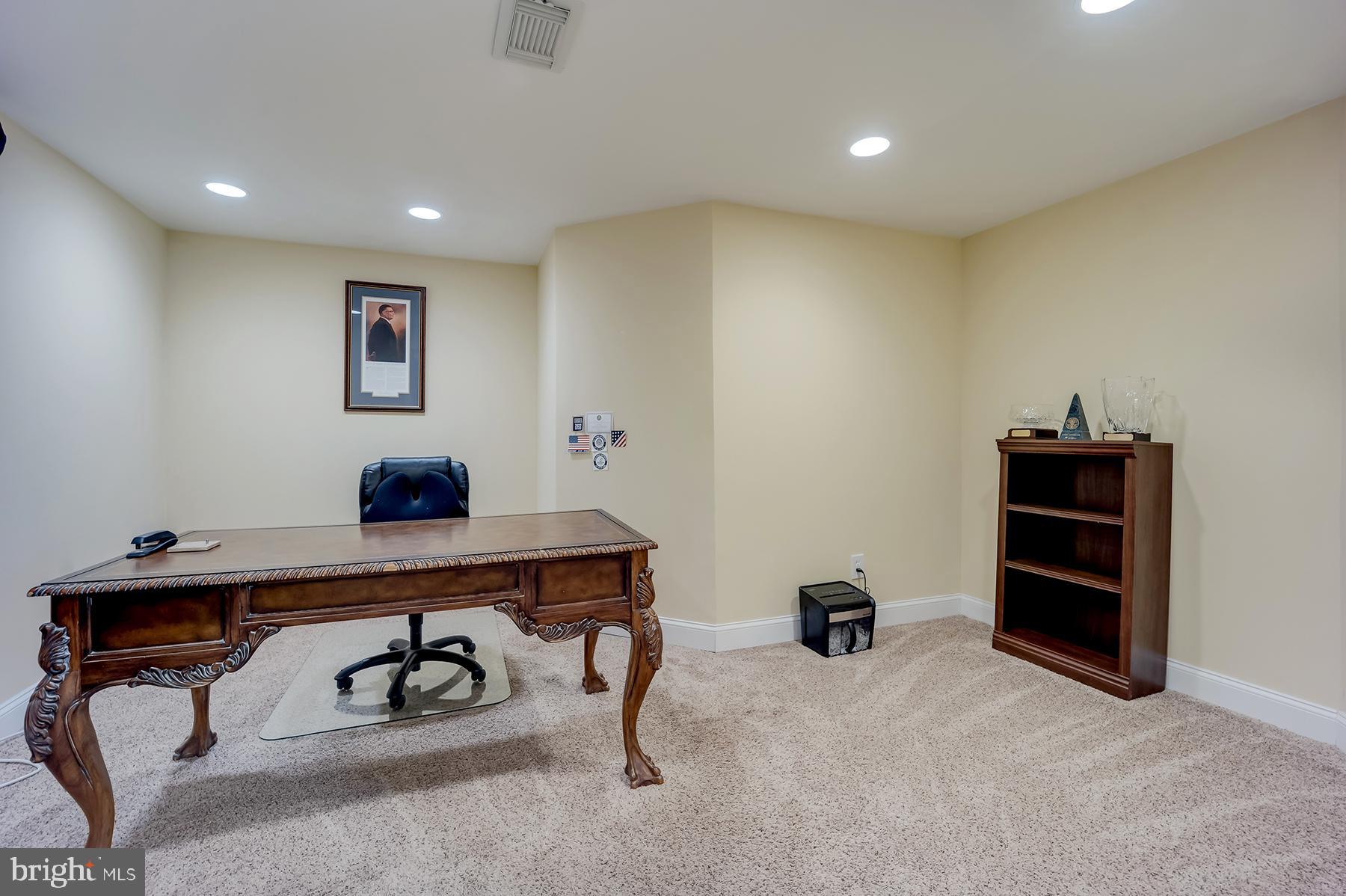 83 Granville Way Exton, PA 19341 - Photo 45 of 55 Lower Level Office with Glass Pocket Doors