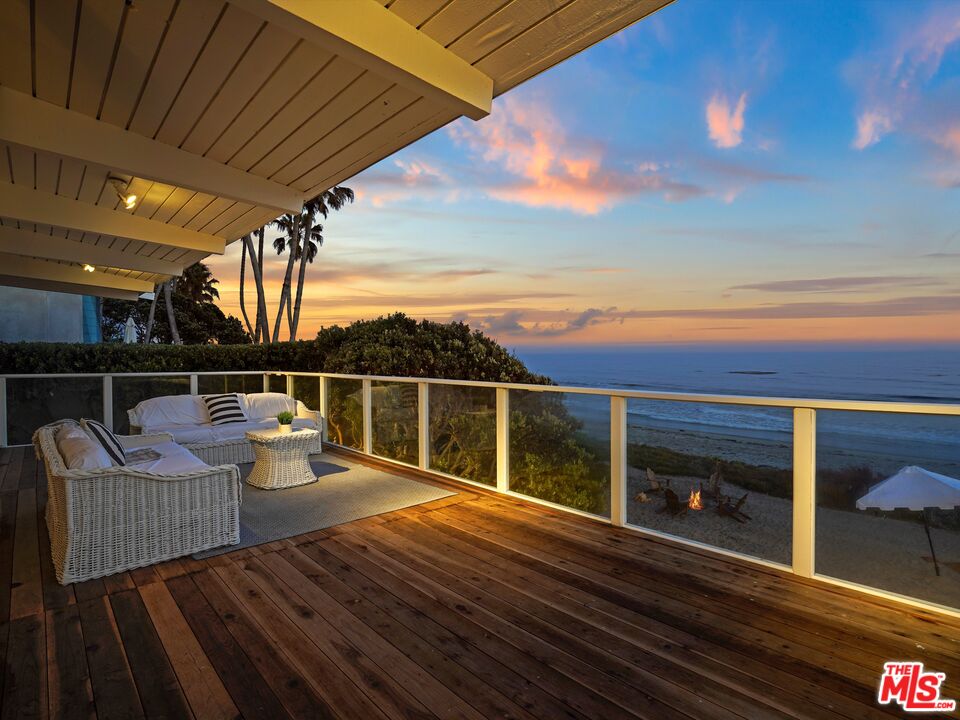 31284 Broad Beach Road Malibu, CA 90265 - Photo 18 of 31 a view of a balcony with furniture