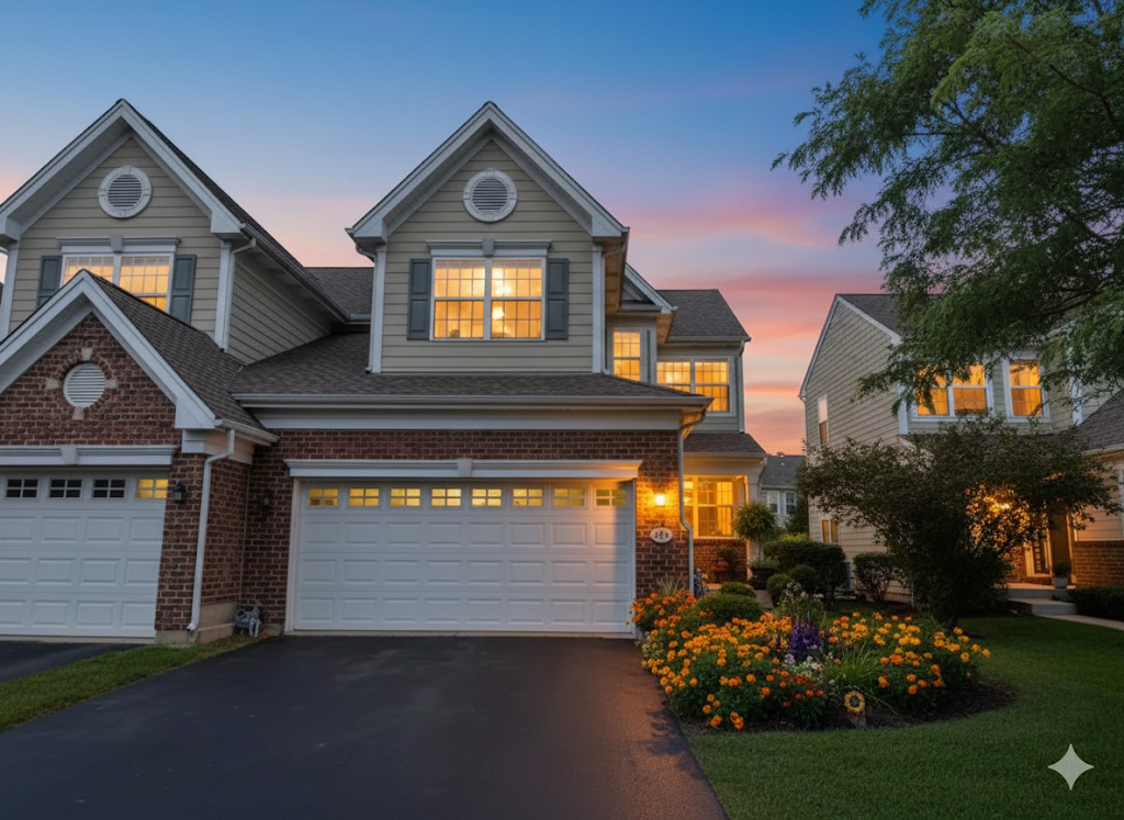 1210 Falcon Ridge Drive Elgin, IL 60124 - Photo 2 of 35 a front view of a house with garden