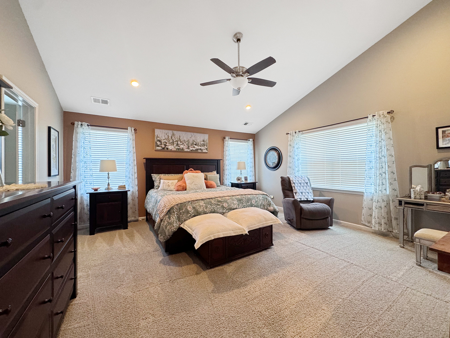 1210 Falcon Ridge Drive Elgin, IL 60124 - Photo 22 of 35 a bedroom with bed and a couch