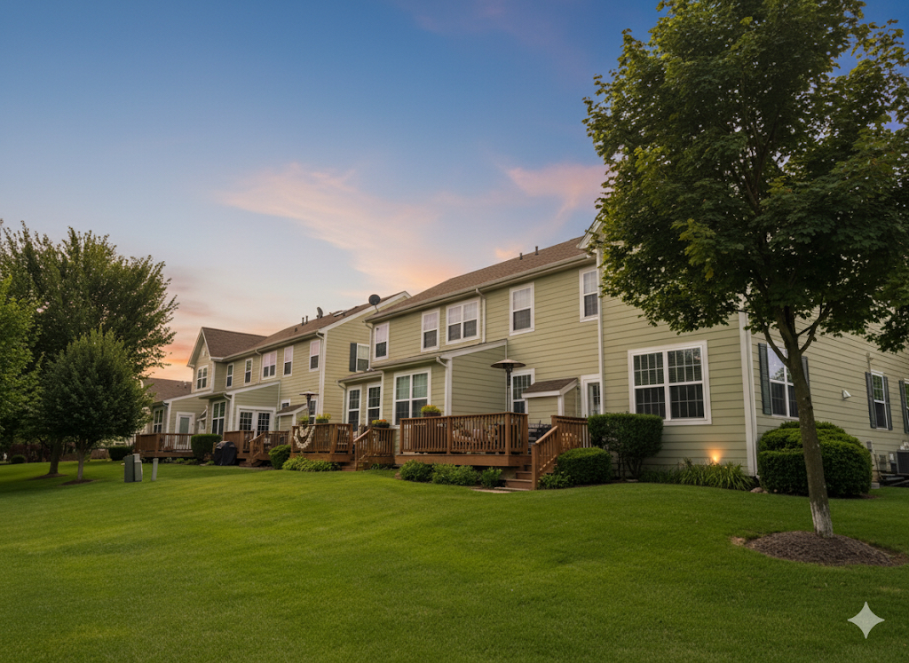 1210 Falcon Ridge Drive Elgin, IL 60124 - Photo 35 of 35 a front view of a house with a garden