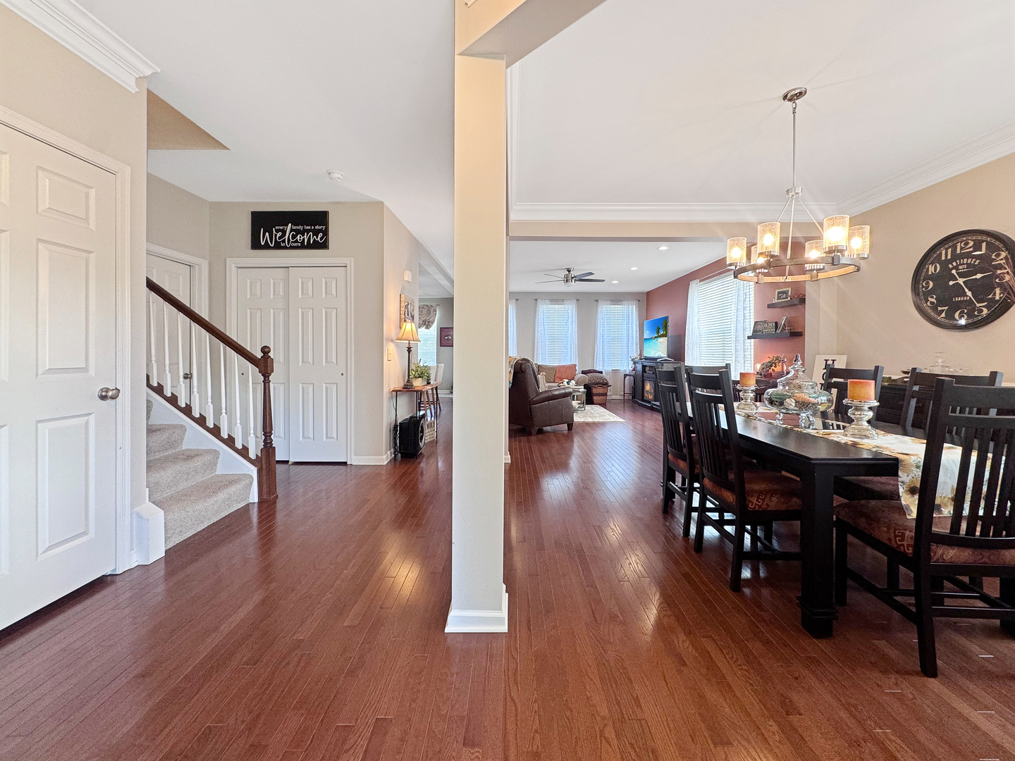 1210 Falcon Ridge Drive Elgin, IL 60124 - Photo 5 of 35 a view of a dining room with furniture window and wooden floor