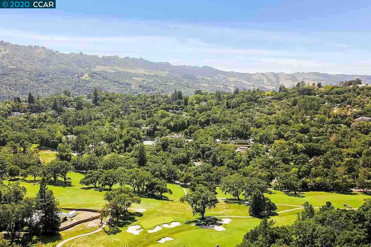 a view of lake and mountain