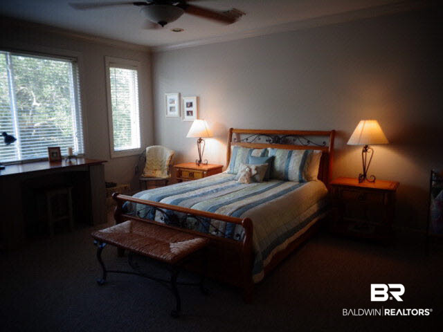 6674 Cook Road Foley, AL 36535 - Photo 20 of 45 18 x 15. Carpet. Recessed lights. Ceiling fan/light. Crown molding.