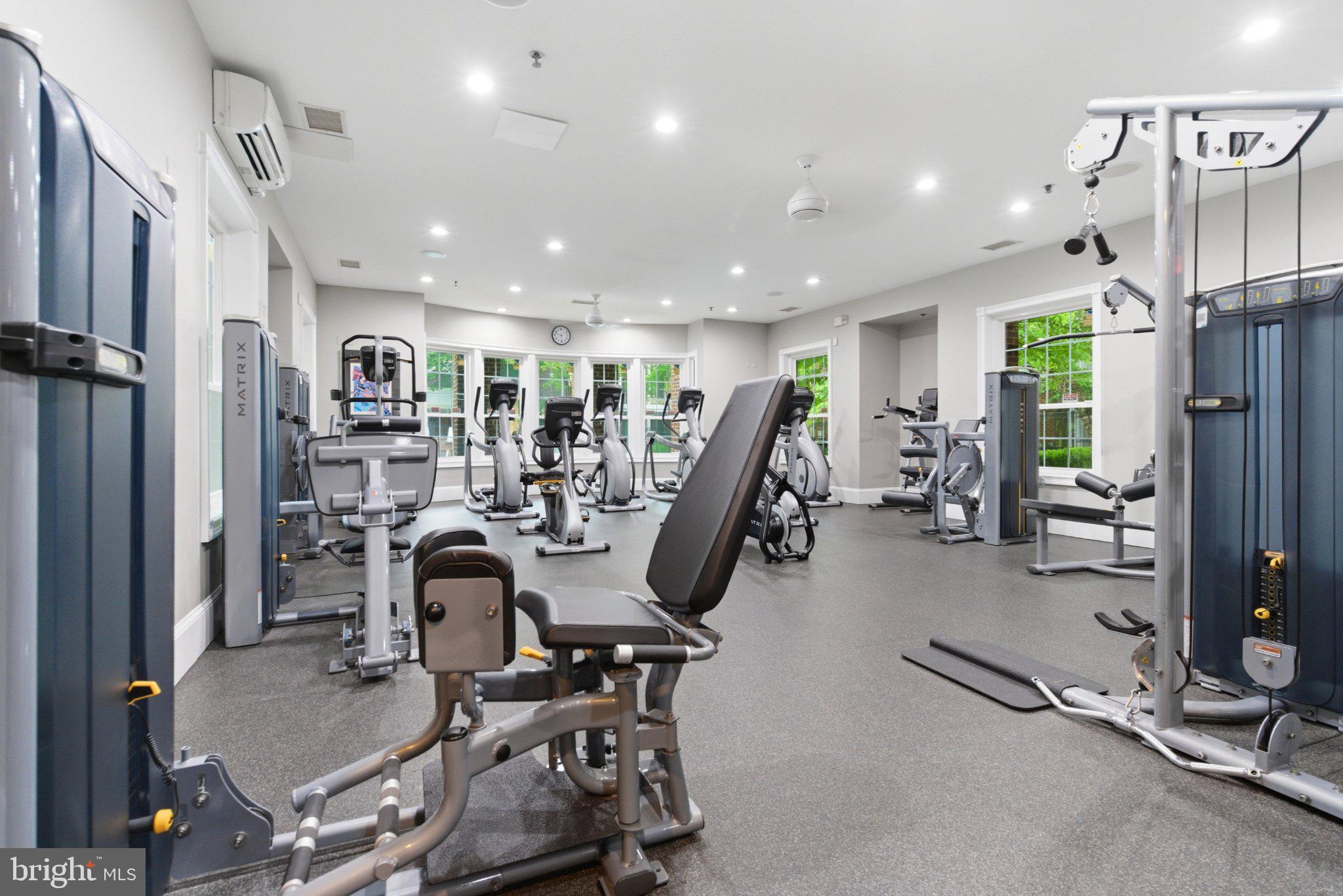 1580 Spring Gate Dr., Unit 4303 McLean, VA 22102 - Photo 27 of 41 Modern fitness center with ample equipment.