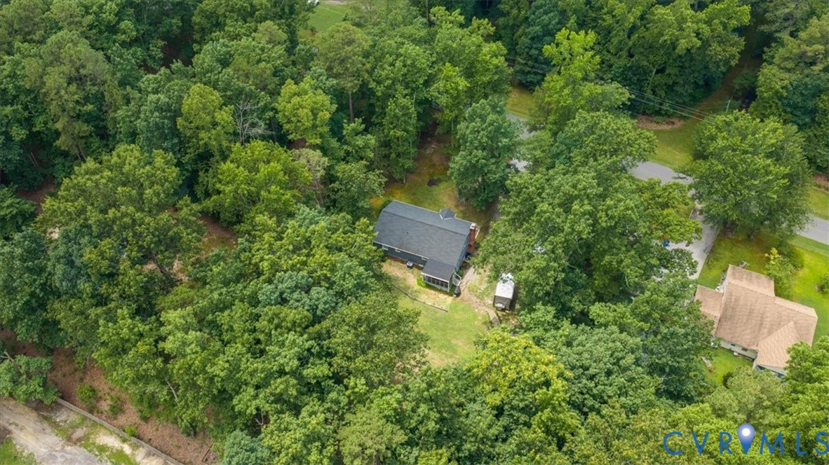 16203 Rowlett Road Chesterfield, VA 23838 - Photo 33 of 35 Aerial view showcasing a property surrounded by ma