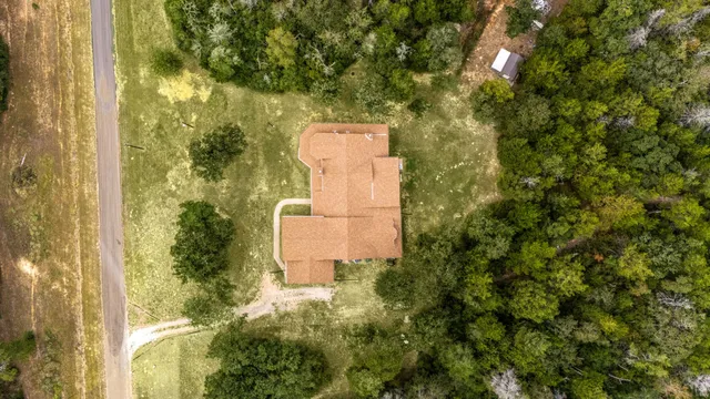 a building view with a outdoor space