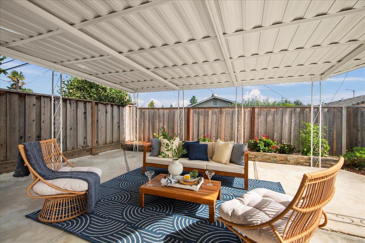 7669 Rainbow Drive Cupertino, CA 95014 - Photo 32 of 37 a outdoor space with patio furniture