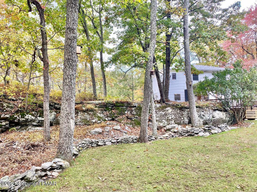 3196 Bobcat Drive Bushkill, PA 18324 - Photo 24 of 24 a backyard of a house with lots of green space