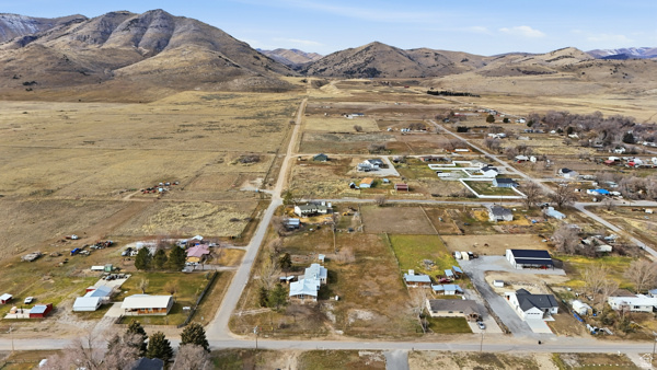 25615 Main Street Portage, UT 84331 - Photo 26 of 42 Aerial overview of property's location featuring mountains and rural landscape