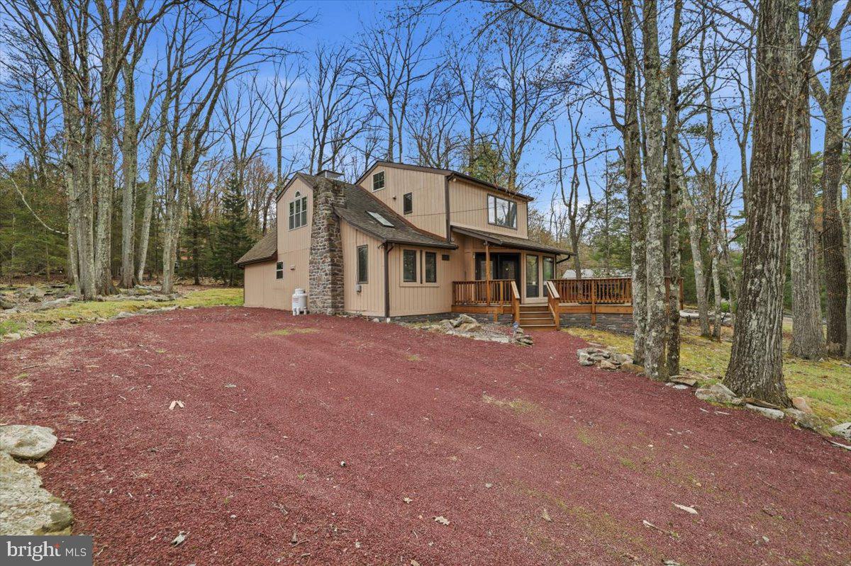 15 Hazard Run Road Lake Harmony, PA 18624 - Photo 5 of 46 a front view of a house with a yard