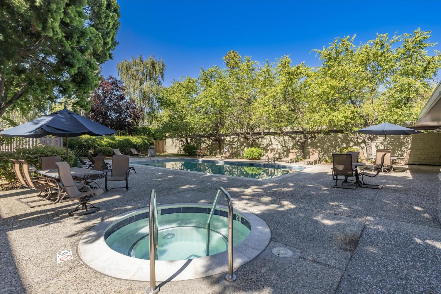 280 Easy Street, Unit 113 Mountain View, CA 94043 - Photo 16 of 22 swimming pool view with a seating space