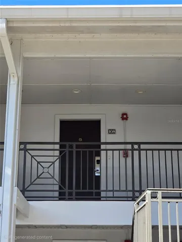 a view of a lake from a balcony