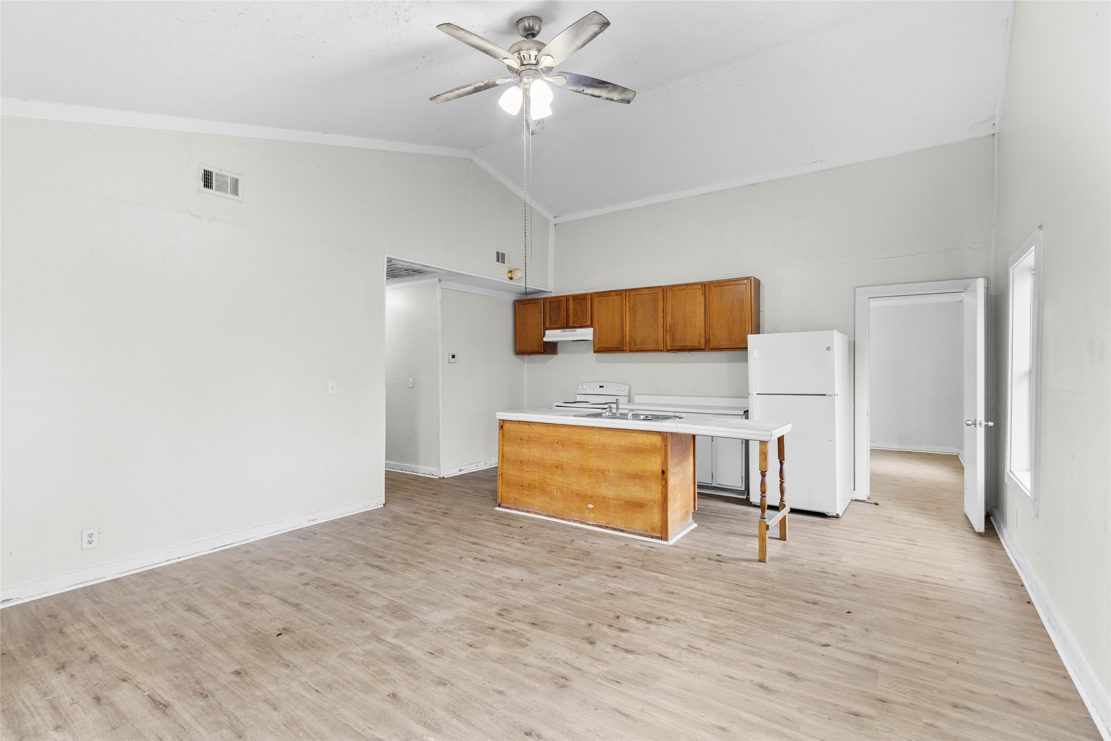 31C Jackson Road, Unit B Huntsville, TX 77320 - Photo 4 of 18 a bedroom with furniture and window