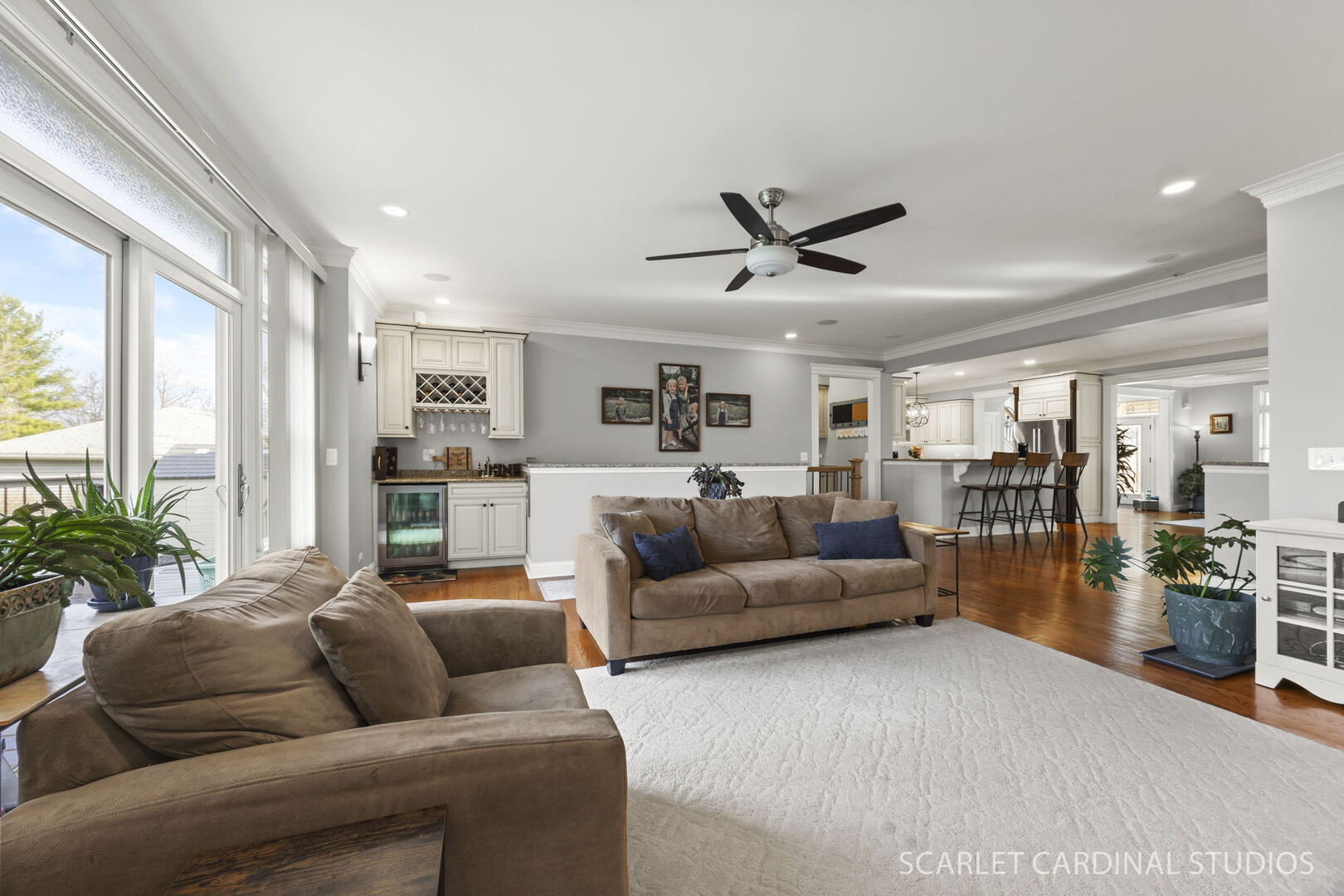 550 Edson Avenue Lombard, IL 60148 - Photo 14 of 32 a living room with furniture kitchen view and a large window
