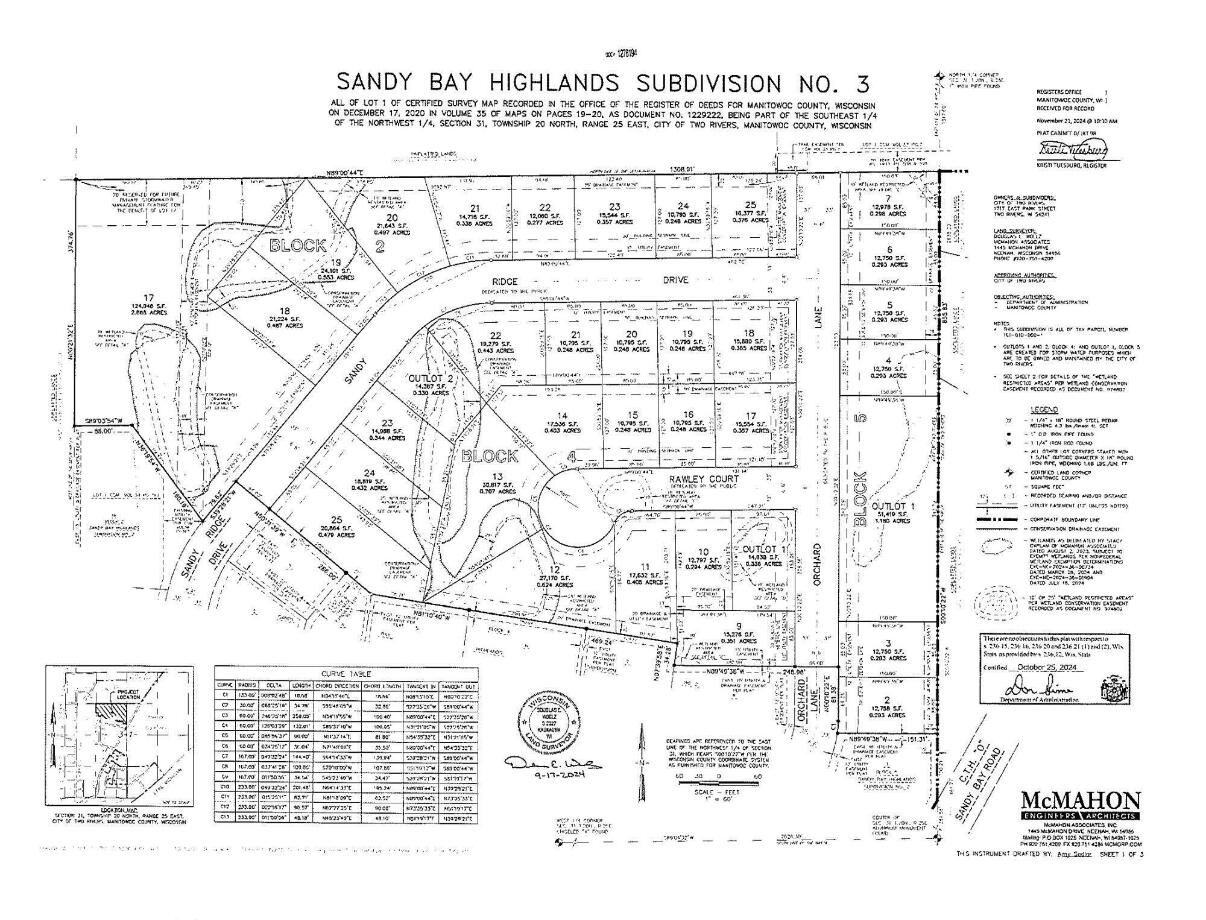 Two Rivers Wi 54241 Lane, Unit BLK5 Two Rivers, WI 54241 - Photo 2 of 25 Phase 3 Map