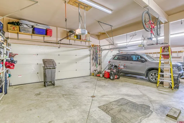 a view of parking garage