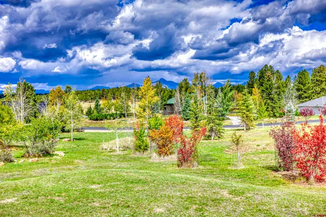 a view of an outdoor space and a yard