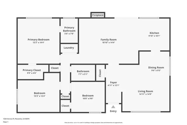 $1,165,000 | 1234 Verona Place, Placentia, CA 92870
