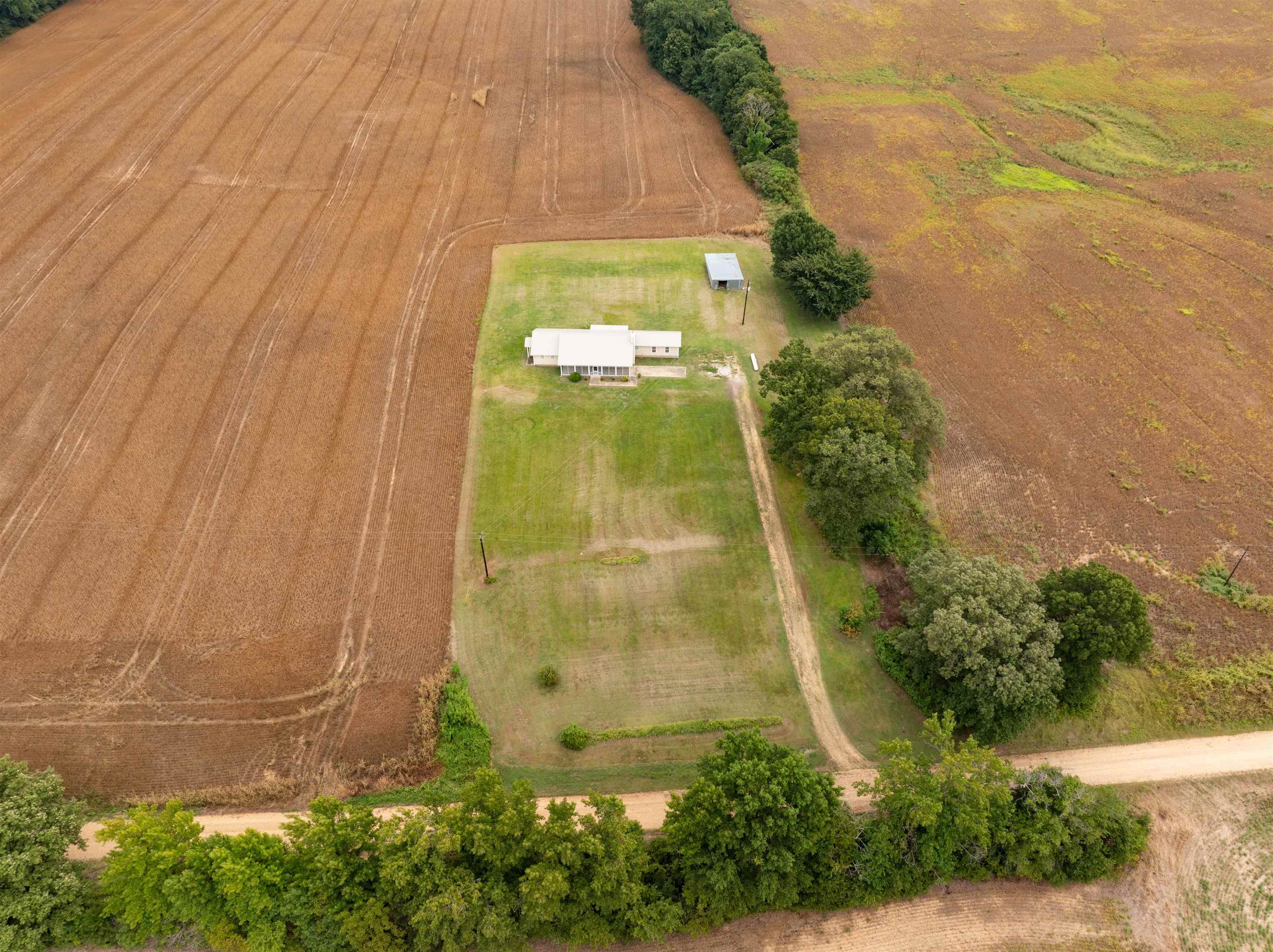 276 Mcbroom Road Henning, TN 38041 - Photo 33 of 36 Aerial view with a rural view