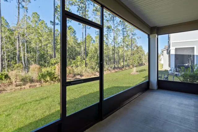 a view of front door of house